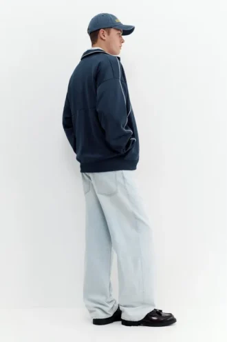 Bestickte Jacke mit Reißverschluss