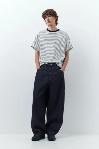 Bestickte Super-Baggy-Jeans