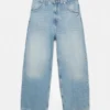 Bestickte Super-Baggy-Jeans Bestickte Super-Baggy-Jeans