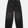 Bestickte Super-Baggy-Jeans