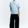 Blaues Peanuts-T-Shirt