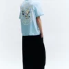 Blaues Peanuts-T-Shirt