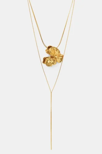 Blumen-Lariat-Halskette