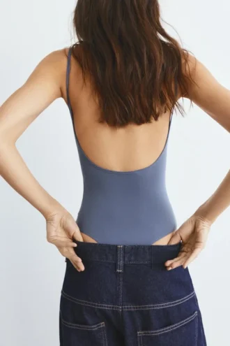 Body aus Polyamid mit dünnen Trägern