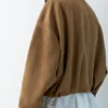 Bomberjacke aus Kunstwildleder