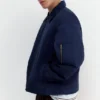 Bomberjacke mit Hemdkragen