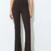 Bootcut-Hose mit mittlerer Leibhöhe