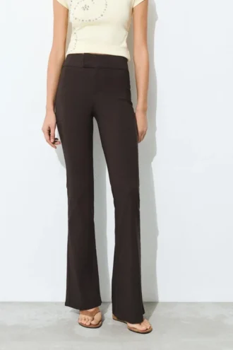 Bootcut-Hose mit mittlerer Leibhöhe