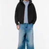 Boxy-Hoodie mit Reißverschluss