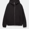 Boxy-Hoodie mit Reißverschluss