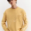 Braune bestickte Kappe Braune bestickte Kappe