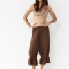 Braune Bloomer-Hose