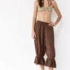 Braune Bloomer-Hose
