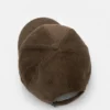 Braune Cord-Kappe Braune Cord-Kappe