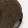 Braune Cord-Kappe Braune Cord-Kappe