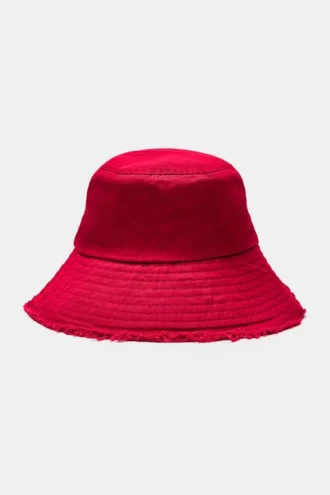 Bucket-Hut mit ausgefranstem Saum
