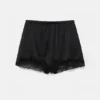 Camisole-Shorts mit Spitzenbesatz