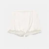 Camisole-Shorts mit Spitzenbesatz