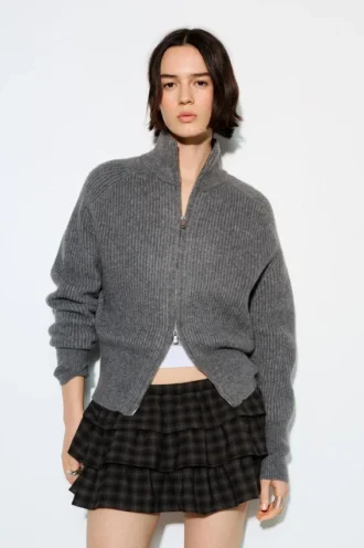 Cardigan mit Reißverschluss