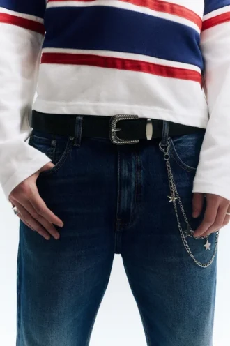Cowboy-Gürtel mit Cracked-Finish