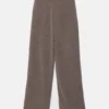 Crepe-Hose mit geradem Bein