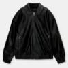 Dad-Jacke aus Kunstleder