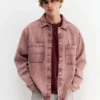 Denim-Hemd mit gewaschener Optik