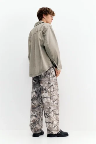 Denim-Hemd mit gewaschener Optik