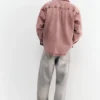 Denim-Hemd mit gewaschener Optik