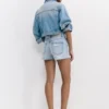 Denim-Shorts mit Rissen Denim-Shorts mit Rissen