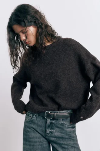 Einfacher Strickpullover