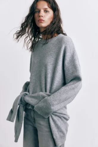 Einfacher Strickpullover