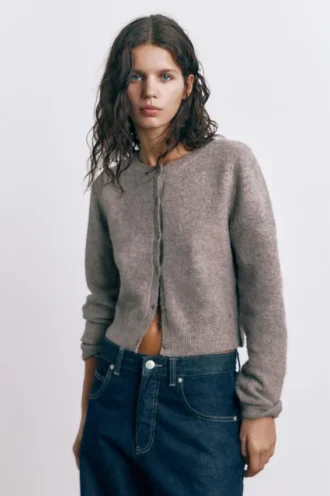Einfacher Strickpullover