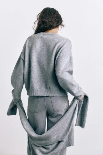 Einfacher Strickpullover