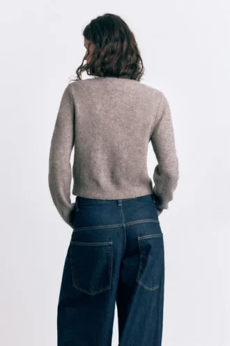 Einfacher Strickpullover
