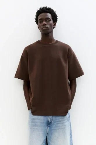 Einfaches Kurzarm-Sweatshirt