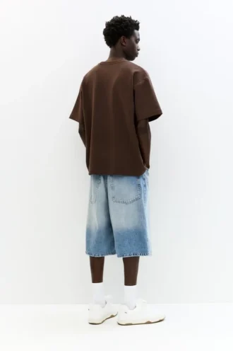 Einfaches Kurzarm-Sweatshirt