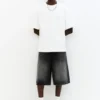 Einfaches Kurzarm-Sweatshirt