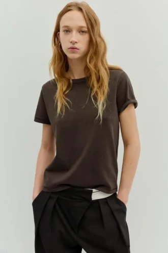 Einfaches Kurzarm-T-Shirt