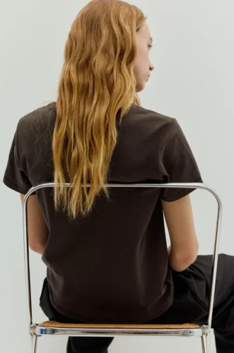 Einfaches Kurzarm-T-Shirt