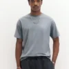 Einfaches Kurzarm-T-Shirt aus Baumwolle