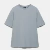 Einfaches Kurzarm-T-Shirt aus Baumwolle