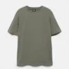 Einfaches Kurzarm-T-Shirt aus Baumwolle
