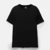 Einfaches Kurzarm-T-Shirt aus Baumwolle