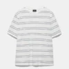 Einfaches Kurzarm-T-Shirt aus Baumwolle