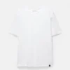 Einfaches Kurzarm-T-Shirt aus Baumwolle