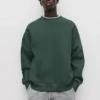 Einfaches Sweatshirt mit Rundhalsausschnitt Einfaches Sweatshirt mit Rundhalsausschnitt