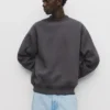 Einfaches Sweatshirt mit Rundhalsausschnitt Einfaches Sweatshirt mit Rundhalsausschnitt