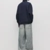 Einfaches Sweatshirt mit Viertelreißverschluss