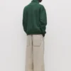 Einfaches Sweatshirt mit Viertelreißverschluss